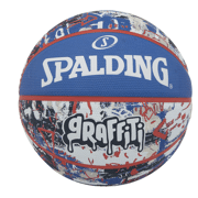 Spalding - Blue red Graffiti Rubber Basket